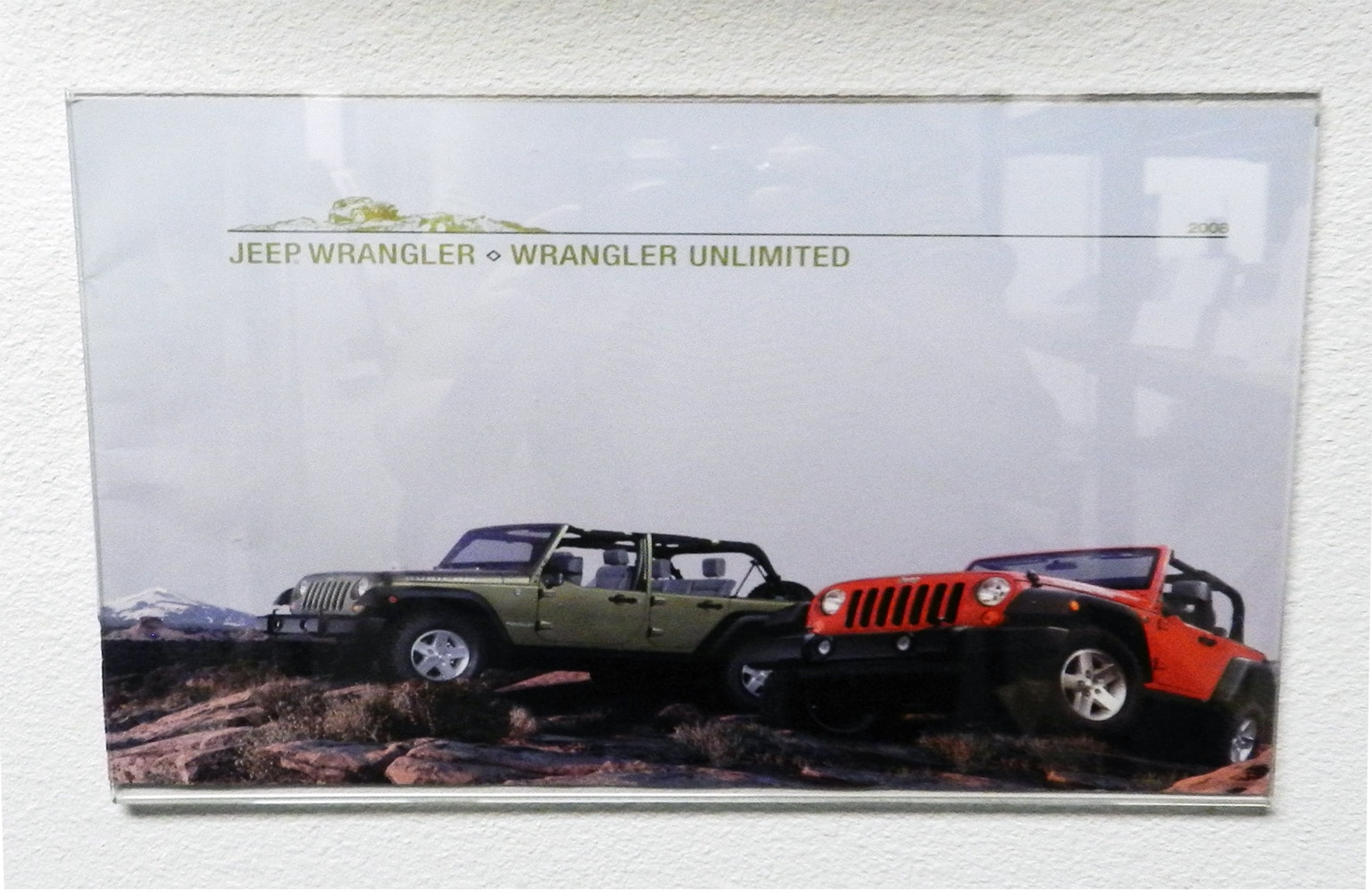 17 x 11 acrylic wall mount sign frame
