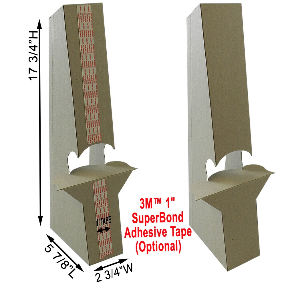 Easel Backs 18 Double Wing Kraft Heavy Duty 42 Pt Main 18