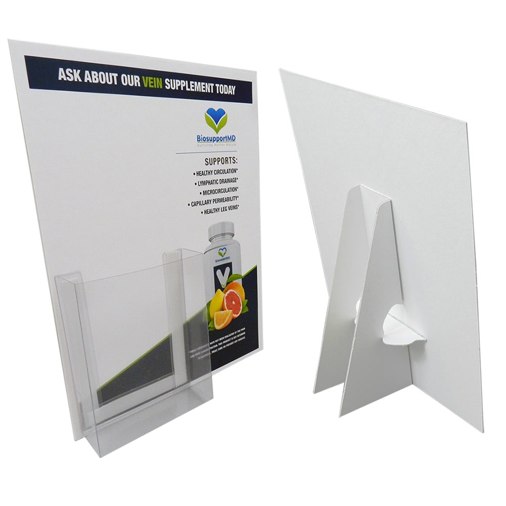Main2 8 1 2 X 11 Cardboard Display White W Pocket Main2 8 1 2 X 11 Cardboard Display White W Pocket