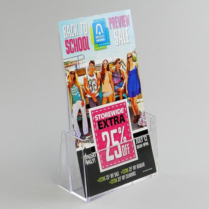 Catalog Holder Displays Plastic Holders Main3 6w X 7 8h 1 5 16d Digest Holder
