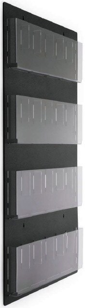 wall brochure display racks with adjustable pockets 12 24 pockets wall flyer display