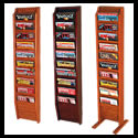 9w x 8h x 3/4d (10) Pocket Magazine: Floor/Wall/Overlapping
