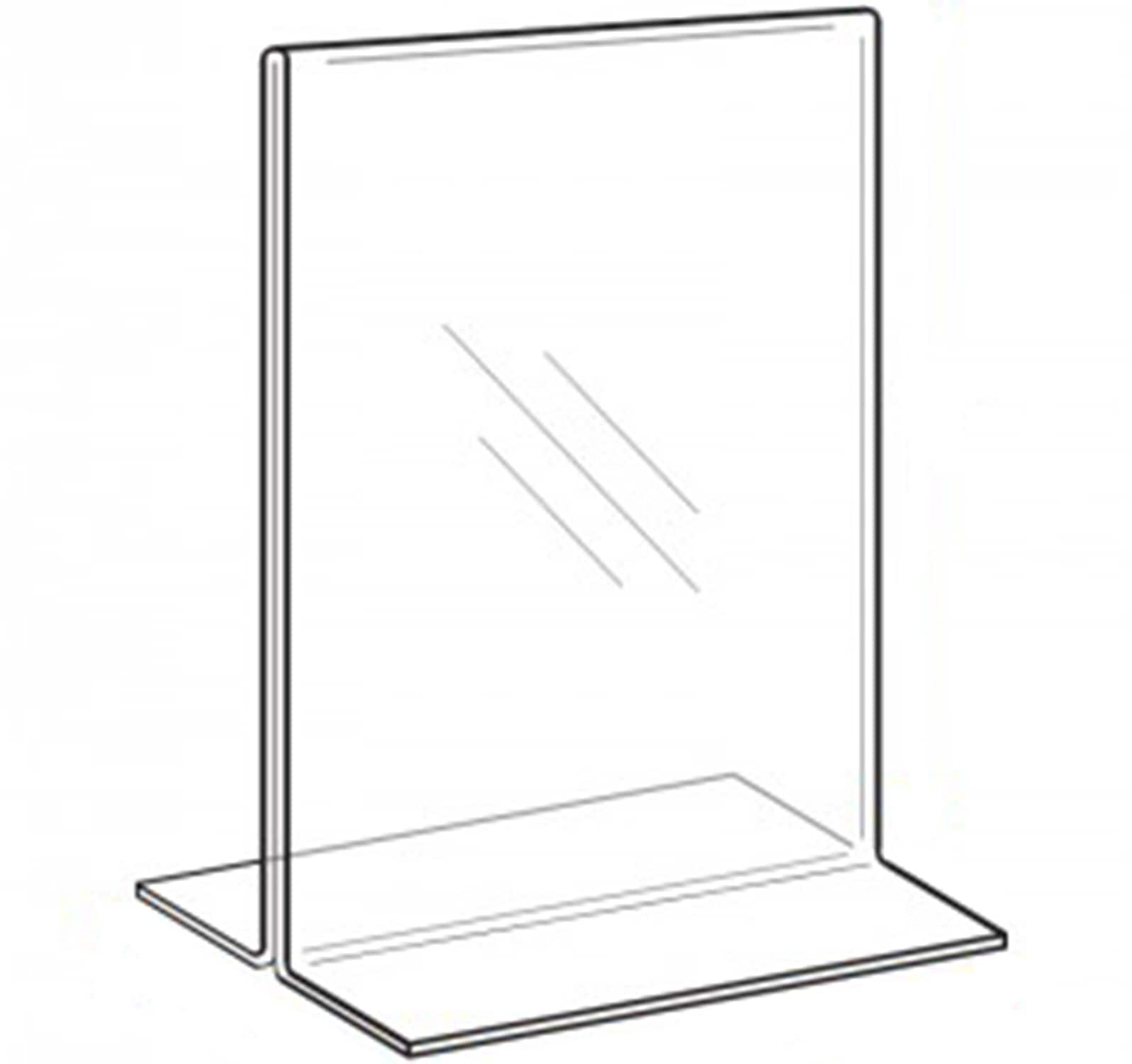 11 x 8-1/2 Tabletop Flip Chart T-Style