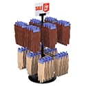 (12) Hook Display Rack: Spinner/Countertop/Holds Up to 5