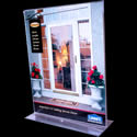 6w x8h Panels - Vertical Sign Frame: Upright/2 Ads