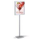 22 x 28, 24 x 36, 22 x 56 Floor Sign Stand, Snap Frame, 2 Sided