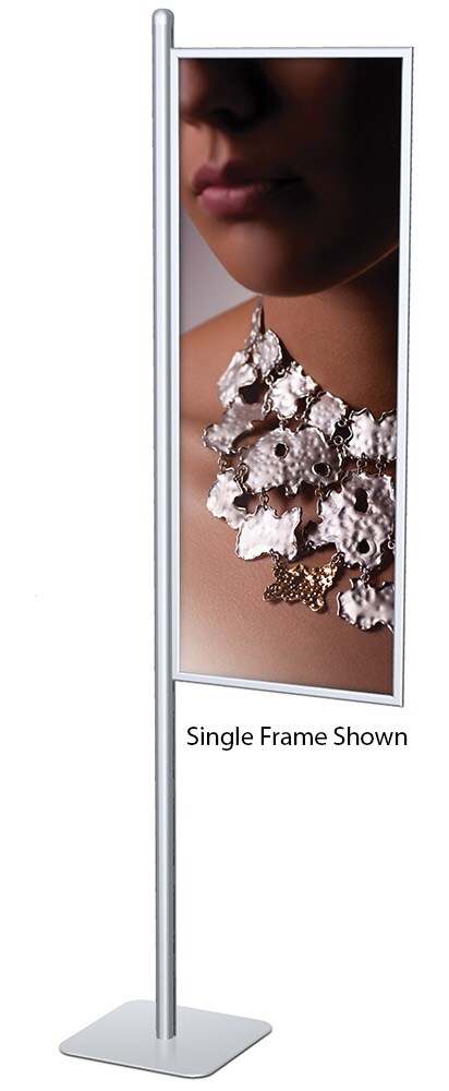 22 X 28 24 36 56 Sign Stand Offset Drop In Frame 2 Sides