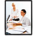 22w x 28h Poster Snap Frame: Wall/Black/Round Corners