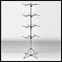 (24) Hook Display Rack: Spinner/Floor