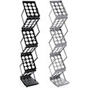 6 Pocket Collapsible Floor Literature Rack; Includes Carry Bag