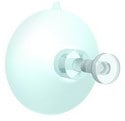 Clear Suction Cups w/ Push Tack