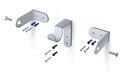 Wall Mount Bracket Set (2 Section)