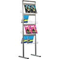 Floor Literature Stand with (8) 17