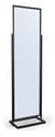 22 x 84 Poster Sign Holder:Two Sided, Black or silver
