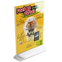 8 1/2w x 11h Sign Holder: Top Load/2 Ads