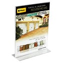 8 1/2w x 11h Panels - Sign Holder: Upright/2 Ads/Opt Pockets