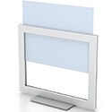 11w x 8½h, 14w x 11h, 17w x 11h, 22w x 14h Countertop Sign Frame, Horizontal, 2 Sided