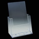 5 5/8w x 8 3/8h x 1 1/2d Plastic Pamphlet Holder: Countertop