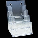 4 Pocket / 4 Tier Booklet Holder: 6.3125