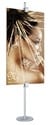 Rigid Graphic Clamp Stand For Up to 1/2 In Thick Rigid Graphics, 1 Sided
