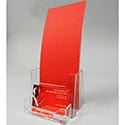 4 1/8w x 7 1/4h x 1 1/4d Brochure Holder/Business Card Holder