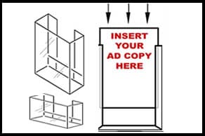 Cardboard Easel Stand Add-On Pockets