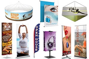 banner stands flags hanging banners - Best Banner Printing Arvada, Co