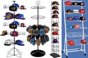 Floor Hat Baseball Cap Display Racks