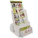 4 1/4w x 6 1/4h x 2d Cardboard Brochure Holder w/Business Card Pocket