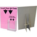 8 1/2 X 11 Display: Kraft w/Cover & Brochure Pocket