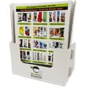 9 1/4w x 11h x 2d Cardboard Magazine Holder: 1 Label