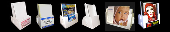 brochure holders styles