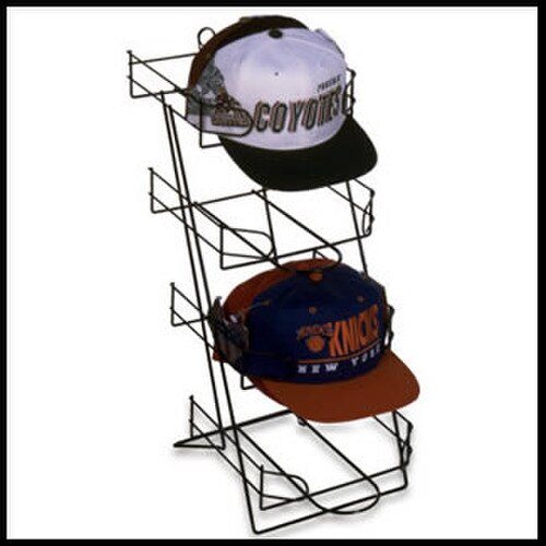 Counter Baseball Cap Rack | Holds 48 Caps On One Small Rack