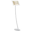 11 x 8 1/2, 14 x 11, 17 x 11 Menu Floor Stand: Snap Frame, Landscape