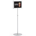 11 x 8 1/2, 14 x 11, 17 x 11 or 14 x 22 Poster Stand: Adj Height, Landscape