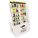 6 1/4 x 10 x 2 Cheap Brochure Holder: 1 Label