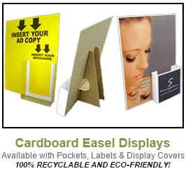 Click to view Cardboard Easel Displays