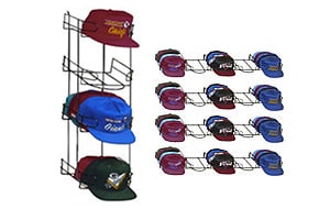 Slat Wall, Grid Wall, Pegboard Baseball Hat Racks