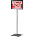 11 x 8 1/2, 14 x 11, 17 x 11 or 14 x 22  Sign Stand/Fixed 36