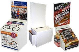 Raffle Boxes, Custom Ballot Boxes