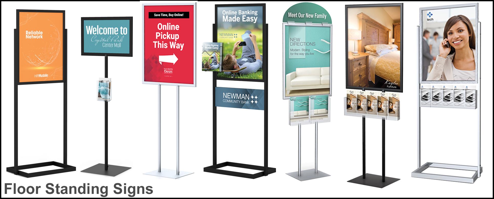 Floor Standing Signs