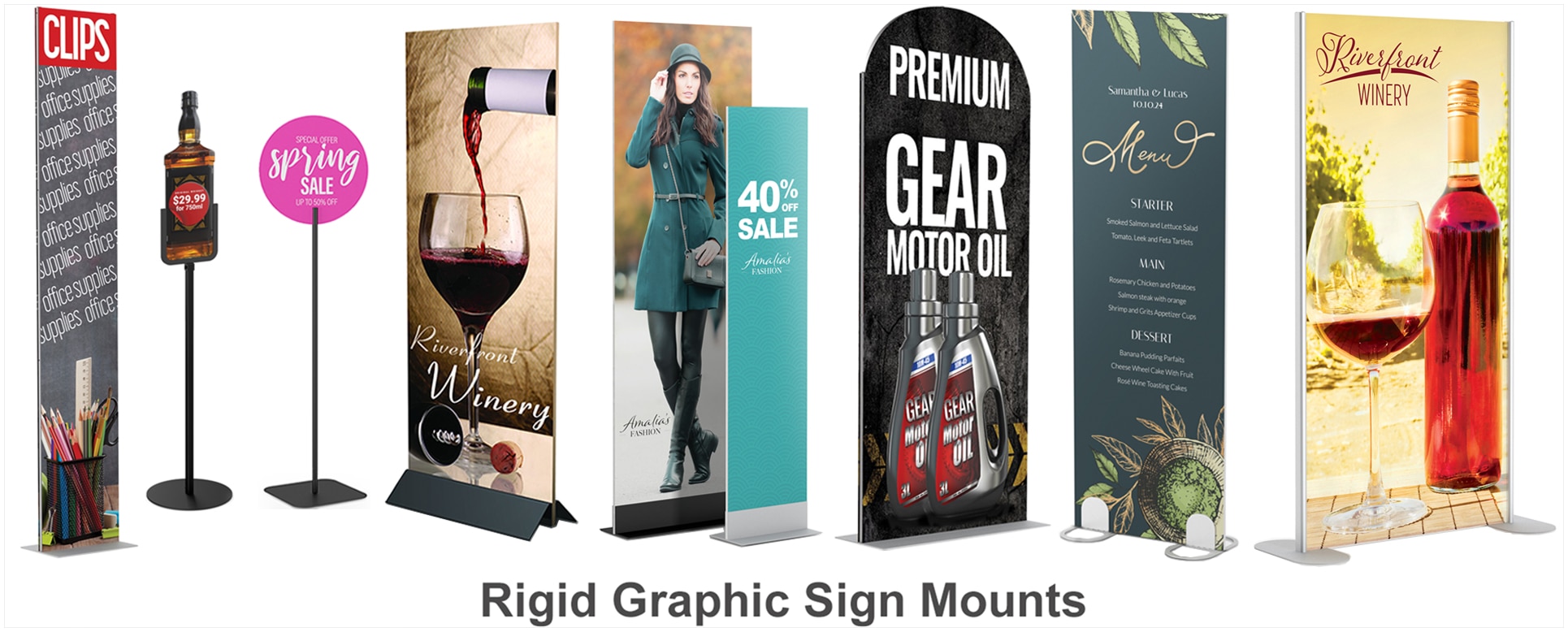 Rigid Graphic Sign Mounts