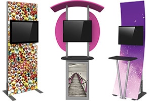 TV Monitor Kiosk Stands