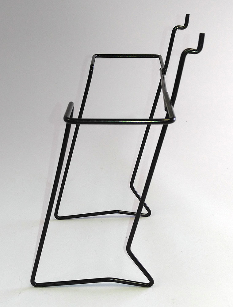 10 Pack Pegboard Gridwall Adjustable Width Brochure Magazine /& Literature Holder Black Slatwall