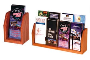 Wood Brochure Holders